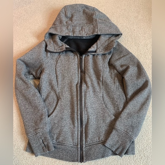 lululemon athletica Tops - Lululemon Scuba Hoodie-Charcoal/Black Heather